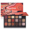Prism Makeup Matte Eyeshadow Palette Pro, 18 Colors Pigmented Shimmer Glitter, Long Lasting Waterproof (01# Seductress)