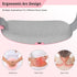 Portable Cordless Heating Pad with 3 Heat Levels & 3 Massage Modes, Fast Heating Heat Pad for Back or Belly Relief
