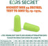 EARS SECRET Foam Ear Plugs for Sleeping, 25+3 Pairs, 38dB Comfortable Noise Cancelling for Travel, Snoring, Concert &