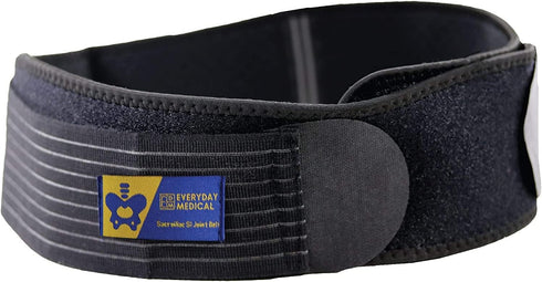 Everyday Medical SI Belt - Sacroiliac Joint Belt for Men and Women, Hip Support Brace