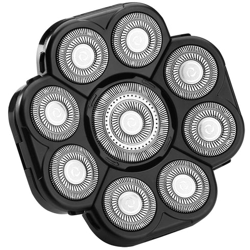 Upgraded 9 Blades Replacement Heads for Body Head Shaver, Compatible with Many Brands, Electric Razor Shaver
