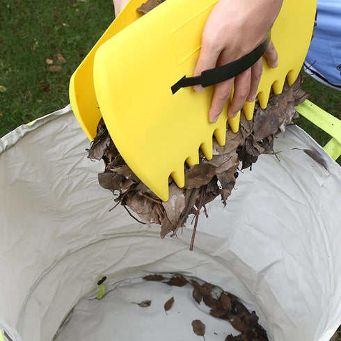 G-BAR Leaf Grabber Set, Handheld Hazelnut Leaf Scoop, Great Tool for Lawn Claw Leaf Blade to Remove Fallen Leaves