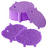 Scratch-Free Multipurpose Dish Sponge, Natural Cellulose Sponges for Makeup Removal and Car Cleaning, 50 Count Purple