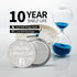 10 Count CR2450 Batteries, Long-lasting 3V Lithium Coin Cell Battery for Key Fobs, Flameless Candles, etc.