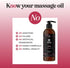 Calming Massage Oil for Home Spa, Full Body Massage Oil for Sore Muscles, Sweet Almond & Lavender Oil