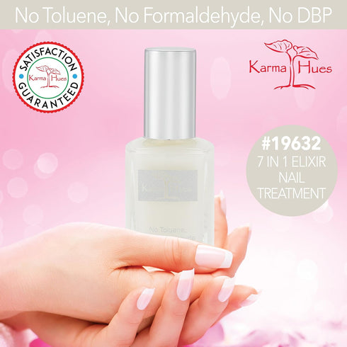 Karma Organic 7 In 1 Elixir Nail Treatment, Non-Toxic Vegan, Cruelty-Free