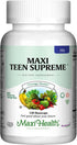 Maxi Health Teen Supreme HIS Vitamins for Boys (120) - Daily Multivitamin for Ages 12-17, Energy & Immune Support