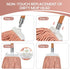 Large,3Pack) 2 Pack Commercial Matthew Cleaning Screw-on Heavy Duty Cotton Wet Mop Replacement Heads(Orange