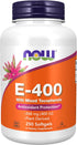 NOW Foods Supplements, Vitamin E-400 IU Mixed Tocopherols, Antioxidant Protection, 250 Softgels