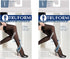 Truform Lites Thigh High, Large, Beige, Pack of 2
