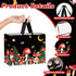 Mushroom Gift Bag with Wrapping Paper and Card, Black Mushroom Birthday Party Bags with Butterfly and Starry Night