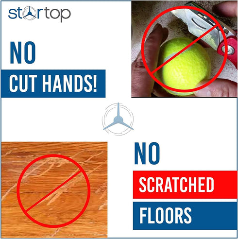 STARTOP Deluxe Pre Cut Walker Tennis Ball Glides - Walkers Legs Universal Precut Glide Balls, Accessories Gifts