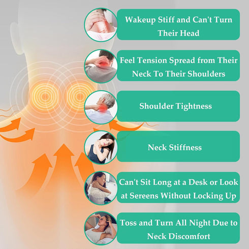 OBRADOYA 2.0 Massager4 Heads6 Modes14 (1 Vitality Magic Pro Neck Massager - Upgraded Neck Heated Massage Adjustable