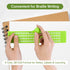 YKEBVPW 4 28 Braille Slate and Stylus Writer Kit Label Maker Typewriter Machine Learning Tools for Beginners Alphabet