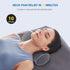 Neck Pillows for Pain Relief, Cervical Support Pillow with Pillowcase, Memory Foam Relaxer for Home & Travel (Black)