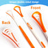 4-Pack Tongue Scraper Oral Care Kits – Dual-sided Brushes for Reducing Bad Breath, Ideal for Adults and Kids