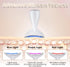 okahila 3 Face & Neck Massager | White LED Red-Light-Therapy-for-Face and Neck, Red Light Therapy Wand, Color Led