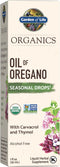 Garden of Life Organics Oil of Oregano Seasonal Drops 1fl oz (30 mL) - Plant Based Immune Support