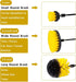 18 Pcs Drill Brush Attachments Set, Power Cleaning Scrub Brushes with Long Attachment for Tile Floors & Car Detailing