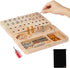 U Tag It Wooden Pegboard for Finger Dexterity, Upgraded 36-Hole Wooden Hand Therapy Peg Board
