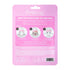 The Creme Shop Animal Sheet Mask - Korean Hydrating Collagen Vitamin C Anti-Aging, Pack of 3 (Sloth)