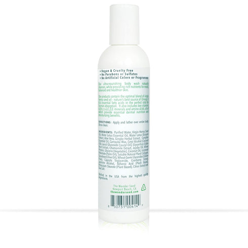 Hemp Body Wash – Water Lotus, 8 oz