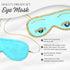 Utopiat Audrey Hepburn Style Silk Sleep Mask & Ear Plugs Set for Women | Cute Eye Mask Sleeping Beauty