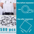 MCPINKY Coin Tissues, 580PCS Toilet Paper Tablets Compressed Bulk Towels Portable Travel Towels Soft Expandable Wipes