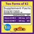 InnovixLabs Full Spectrum Vitamin K2 MK-7 - 90 Capsules, 600 mcg for General Health & Bones, Soy & Gluten Free