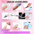 Makartt Solid Nail Glue Gel: Nail Glue for Press on Nails (2pcs), Strong Fake Nail Bonding Gel