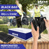 Plasticplace 55-60 Gallon Trash Bags (1.2 Mil, 50 Count) - Black Heavy Duty Garbage Can Liners for Home & Industrial Use