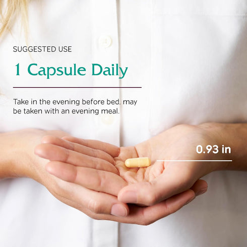 Vitanica Ovum P.M. - Egg Quality Support with Vitamin D3, Alpha Lipoic Acid & Melatonin - 30 Vegan Caps