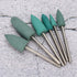 Nail Drill Bits Set, 6pcs Nail Polishing Grinding Machine Tools, Silicone Polisher for Acrylic Gel Nails, Manicure