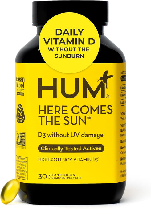 HUM Here Comes The Sun Immune Support Supplement with Vitamin D Supplements