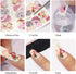 12 Sheets Rabbit Nail Stickers, Animal Water Transfer Nail Decals, Holographic Art Sticker for Women Girls