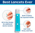 Pip Lancets, 30G x 1.0mm, 100 Count, Safety Lancets for Painless Blood Glucose Testing, Sterile, No Lancing Device