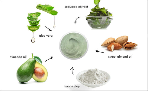 Raya Seaweed Masque (609) | Hydrating Facial Treatment Mask for All Non-Problem Skin