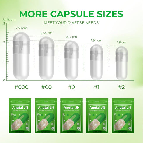 Empty Vegan Capsules Size 1 - 100 Count with 2 Micro Lab Spoons for DIY Supplement Filling Kit