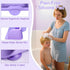 nestery Hair Washing Station for Kids, Silicone Portable Shampoo Bowl and Elderly with Rinse Cup & Scalp Massager, Hair