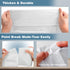 Charmount 8 Gallon Trash Bags, 50 Count, Medium Garbage Bags for Bathroom, Kitchen, Office, Clear