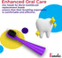 16 Pack Electric Toothbrush Heads for Burst Kids, Ultra Soft Bristles, Perfect Fit, Mix Color Pink/Green/Blue/Purple