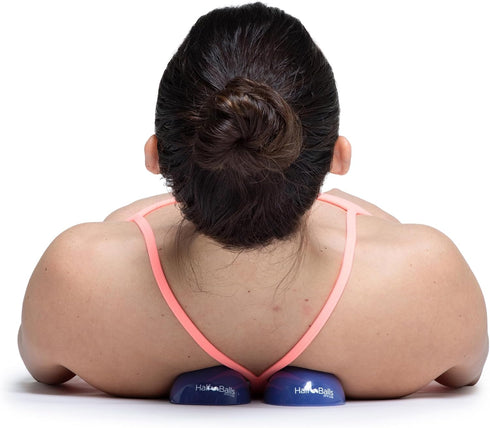 Set OPTP Half Balls (Pair) - No-Roll Half Ball for Stretching and Massage, Plantar Fasciitis Relief, and Muscle Tension