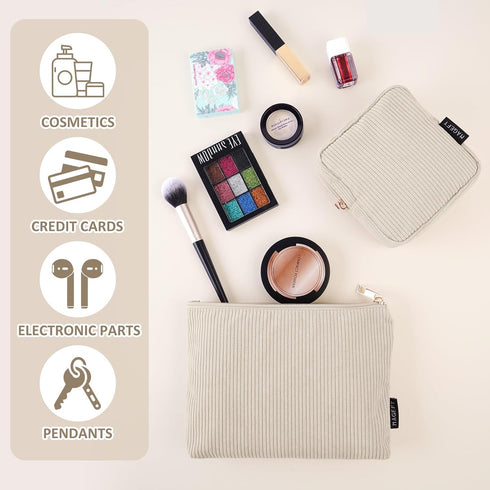 MAGEFY Small Makeup Bag, Cosmetic Bag for Women