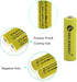 GEILIENERGY AA Size NiCd Rechargeable Batteries, 600mAh, 1.2V, 8 PCS for Solar Light