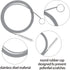 Much Hotter 155CM (1) Extra Long Pipe Tube Cleaner Fridge Drain Pipe Dredging Tool Flexible Drain Brush Skinny Tube