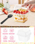 Wuqoioo 100 Pack Plastic Dessert Cups, Disposable Dessert Cups With Lids And Spoons Yogurt Parfait Containers, Tiramisu