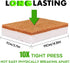 Biodegradable Natural Kitchen Sponge, Eco Friendly Compostable Cellulose Sponge with Coconut Walnut, Pack of 12