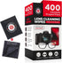 Liberty HealthGear 400 Eyeglass Cleaning Wipes + Microfiber Cloth for Eyeglasses & Lens Cleaner