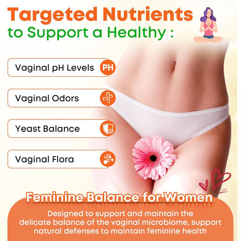 Vazatisi 120 Count Gummies Gummies | Feminine Balance for Womens | Pineapple for Women PH Balance, Healthy Odor, Yeast