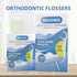 RAZOKO Orthodontic Flossers for Braces, Twin Line Dental Floss Picks, 225 Count